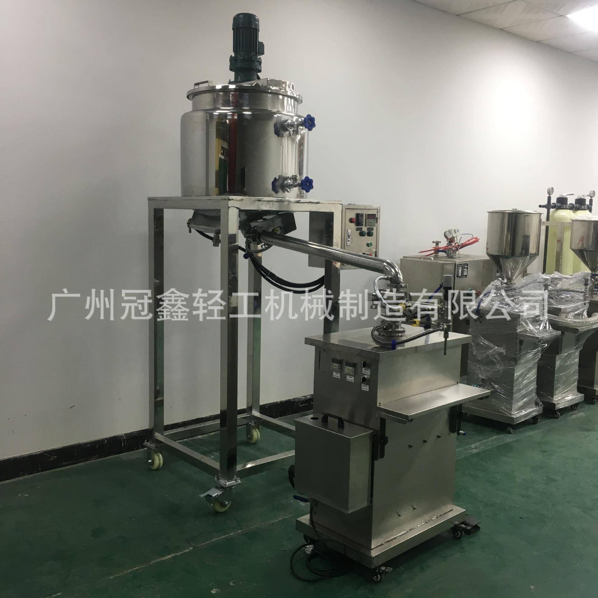 口红唇膏搅拌灌装机泥灸生产设备膏药加热搅拌唇釉恒温灌装机