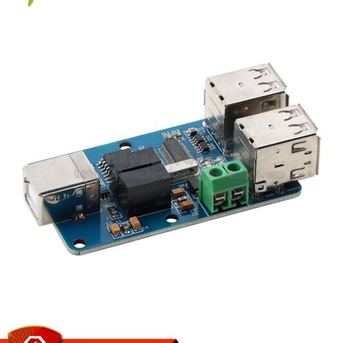 Uxin电子四通道USB隔离器USB集线器隔离模块耦合保护板Adum3160