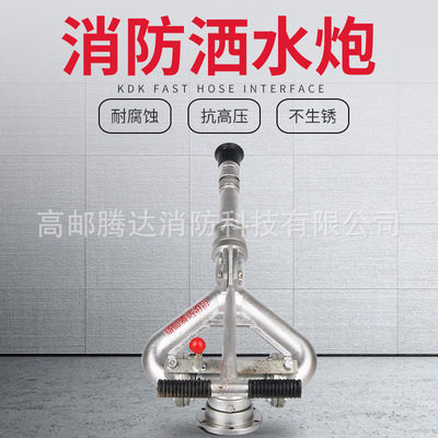 固定式消防水炮枪消防洒水泡绿化园林开花水枪移动式消防高压水炮