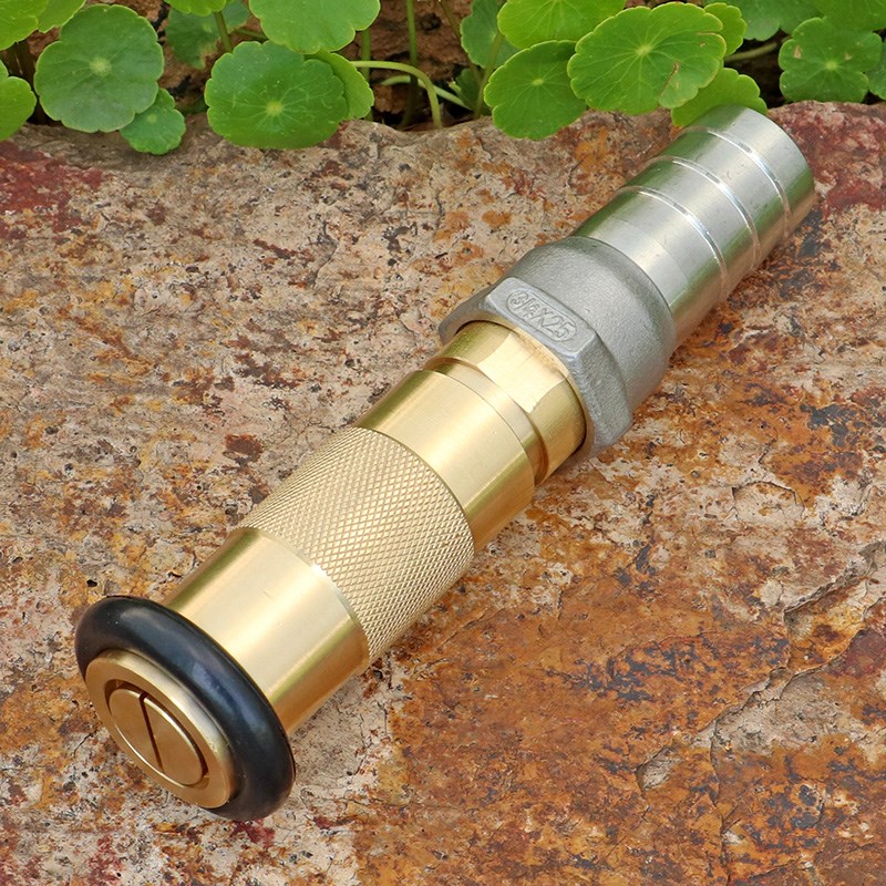 包邮加厚消防可调开花直流高压洒水车水枪不锈钢宝塔接头冲洗喷头
