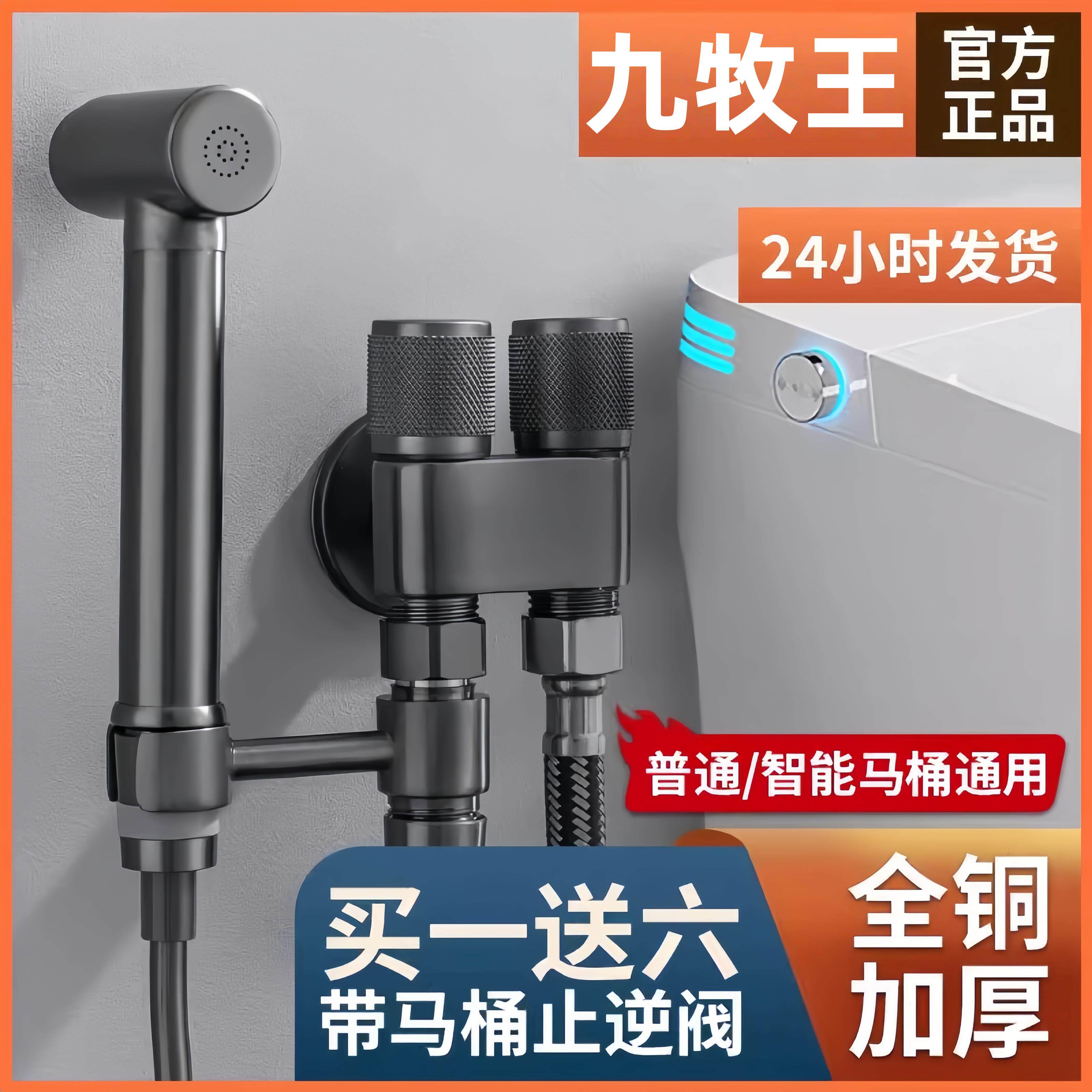 九牧王全铜马桶冲洗喷枪