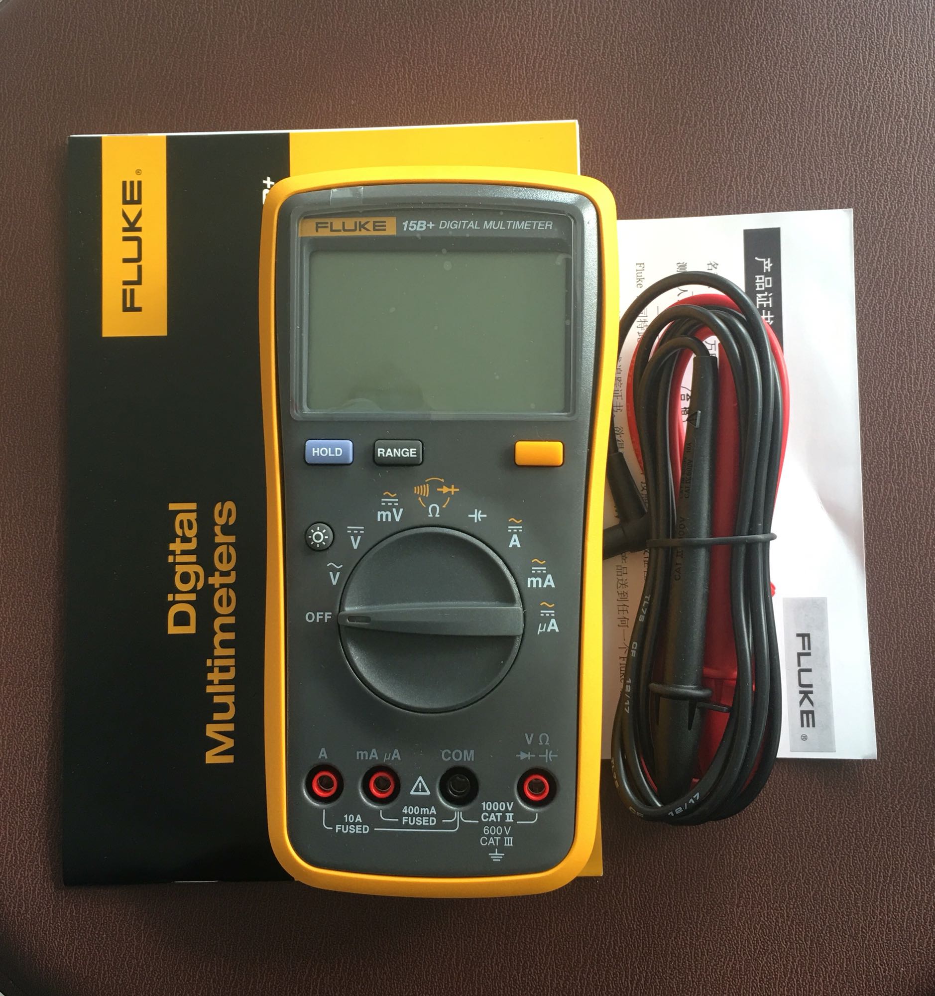 福禄克FLUKE数字万用表F15B+ 褔禄克万用表F17B+
