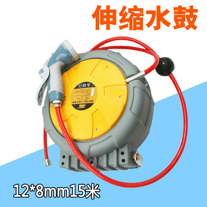 欧维尔OW-815水鼓自动卷管器双层水管卷轮座排管伸缩吊轮15米12*8