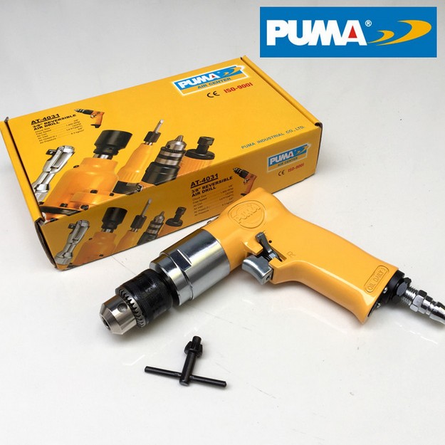 美国巨霸PUMA AT-4031气动风钻 3/8气枪手枪钻气动钻气动工具