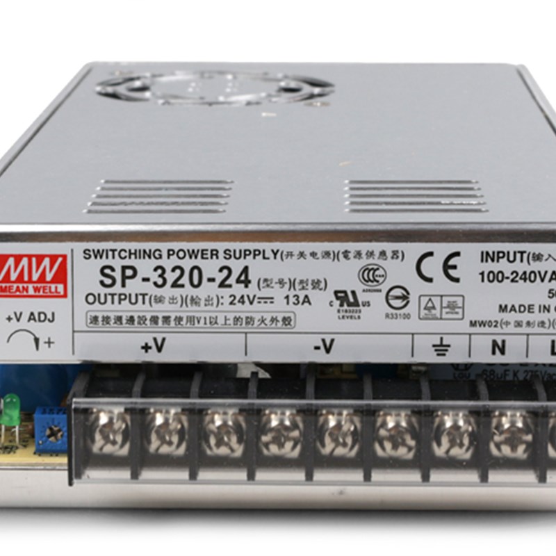 台湾明纬开关电源SP-320-24 320W24V13A蒂森电梯开关电源PFC功能