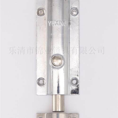 MS406门窗插销 按钮式 明装门栓插销 锌合金自动插销 4寸弹簧插销