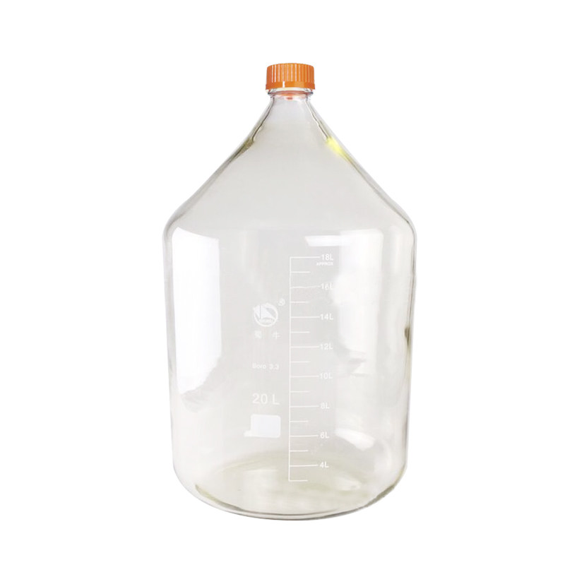 蜀牛 蓝盖试剂瓶 20L透明 棕色丝口瓶 取样瓶 GL45 高硼硅玻璃瓶