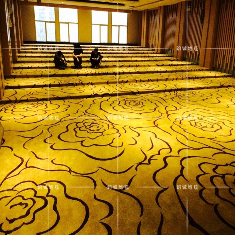 定制欧式走过道楼梯脚垫门厅家用宾馆酒店满铺走廊地毯长条地垫子