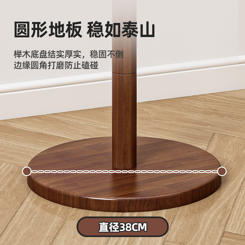 实木衣架落地衣帽架卧室挂衣架家用简易挂衣服包包架子宿舍小挂架图片