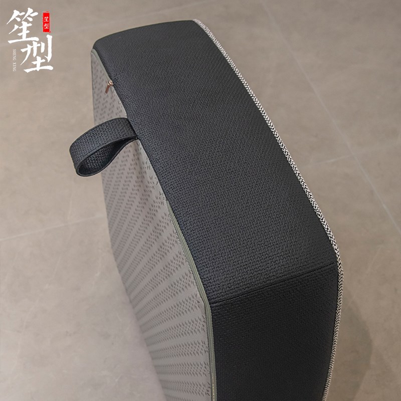 新中式坐墩简约仿皮蒲团立体懒人沙发露台脚墩榻榻米罗汉床坐垫子