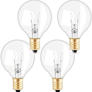 E12灯头复古钨丝110V/220V玻璃灯泡G40灯串配件LED塑料壳装饰灯泡