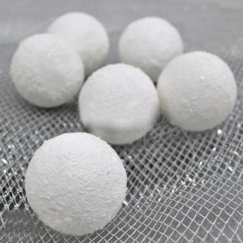 安阳圣诞饰品圣诞树挂件场景布置4-50cm圣诞雪粉球装饰雪球泡沫球