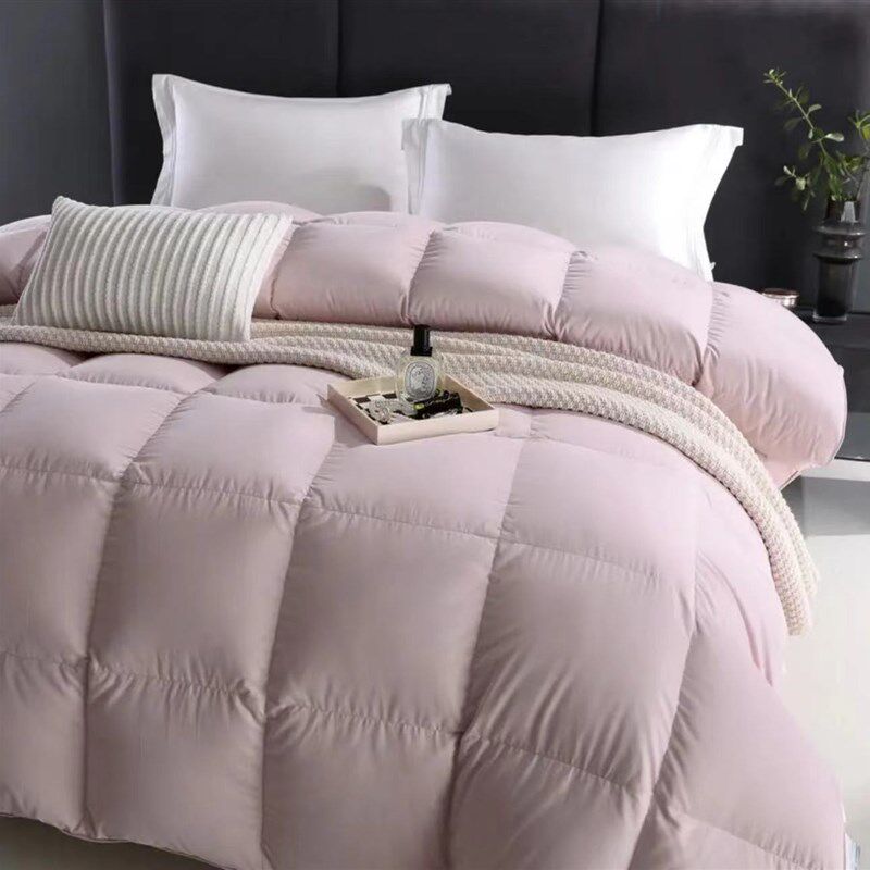 糯棉羽绒被被壳自充绒被套纯棉静音被罩高支高密防绒内胆半成品