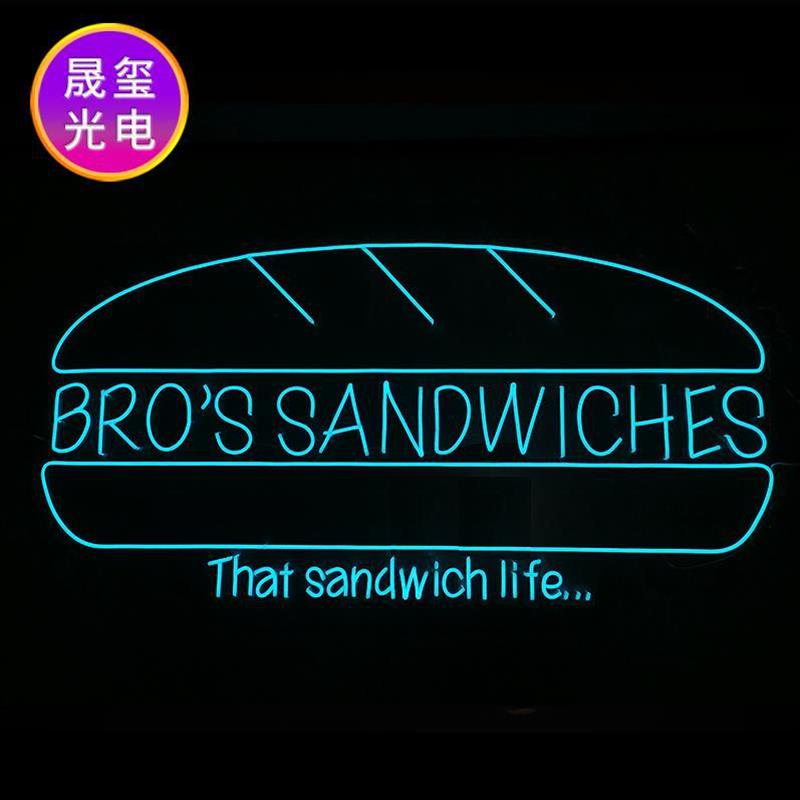 商场招牌门店招牌发光字霓虹灯工厂来稿免费设计定制霓虹灯