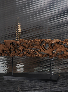 新中式创意双福招财工艺品摆件客厅家居电视柜书房酒柜桌面装饰品