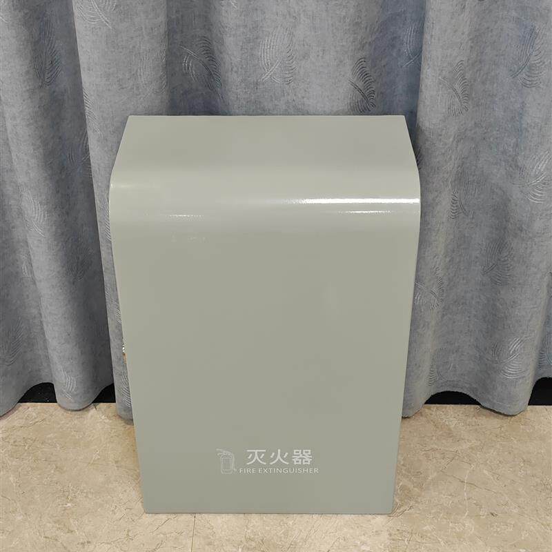 高端灭火器箱支架酒店售楼部商铺铁艺收纳整理放置箱外箱可移动