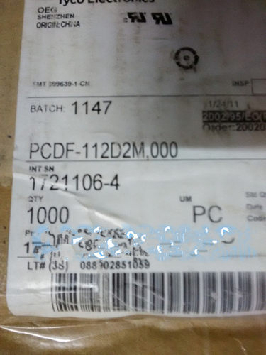 PCDF-112D2M 12VDC 泰科全新继电器