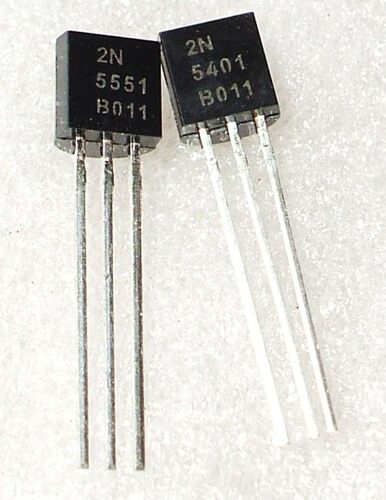 音响专用 长电科技 铜脚 2N5551/2N5401/三极管/10对价