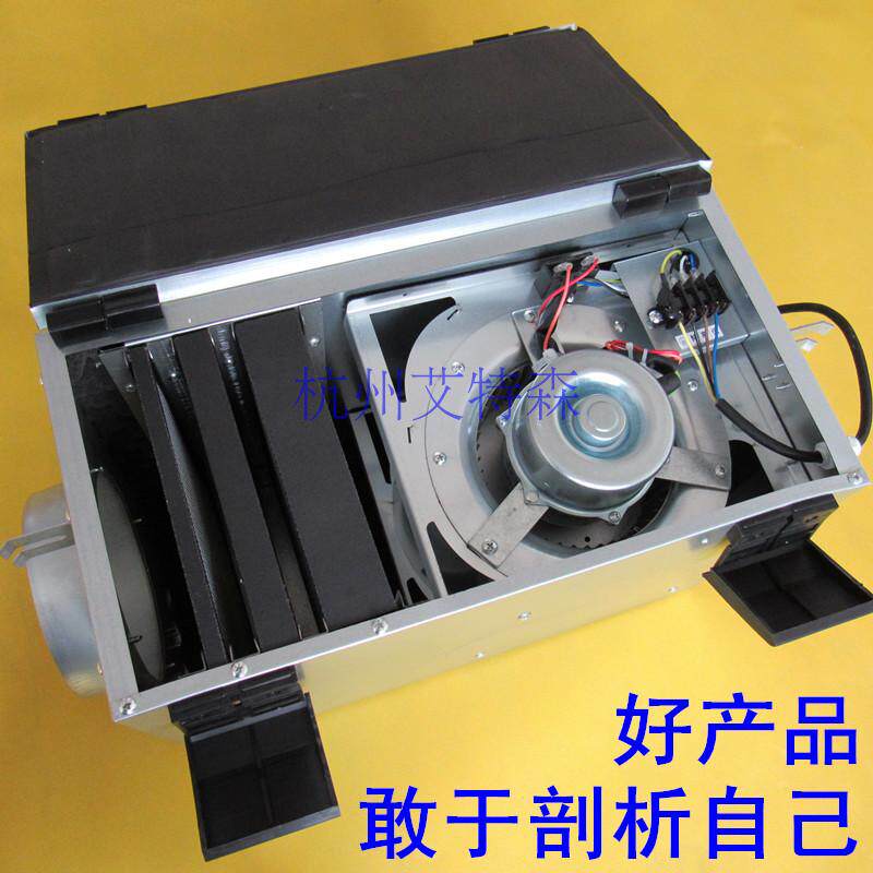 家用商用新款超静音净化型送风机中央新风系统管道新风机三重过滤
