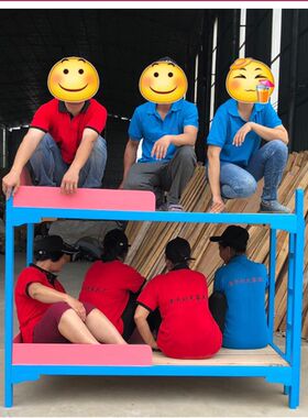 包邮小学生午托牀 实木牀 上下铺托管牀高低牀单双人 宿舍牀双层