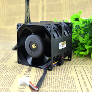 AVC DFTA0880Y2U 12V 7.2A 8CM 8080 增压双电机暴力散热风扇