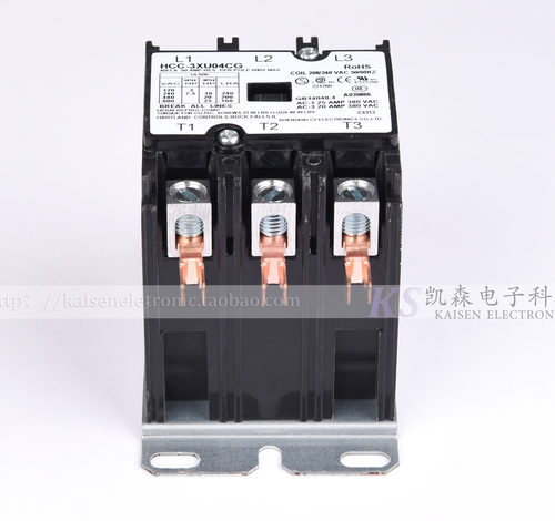 208V-240V 40A HCC-3XU04CG HartlandControls美式三相交流接触器