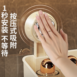 吸盘置物架厕所卫生间洗手洗漱台浴室沐浴露梳子收纳盒