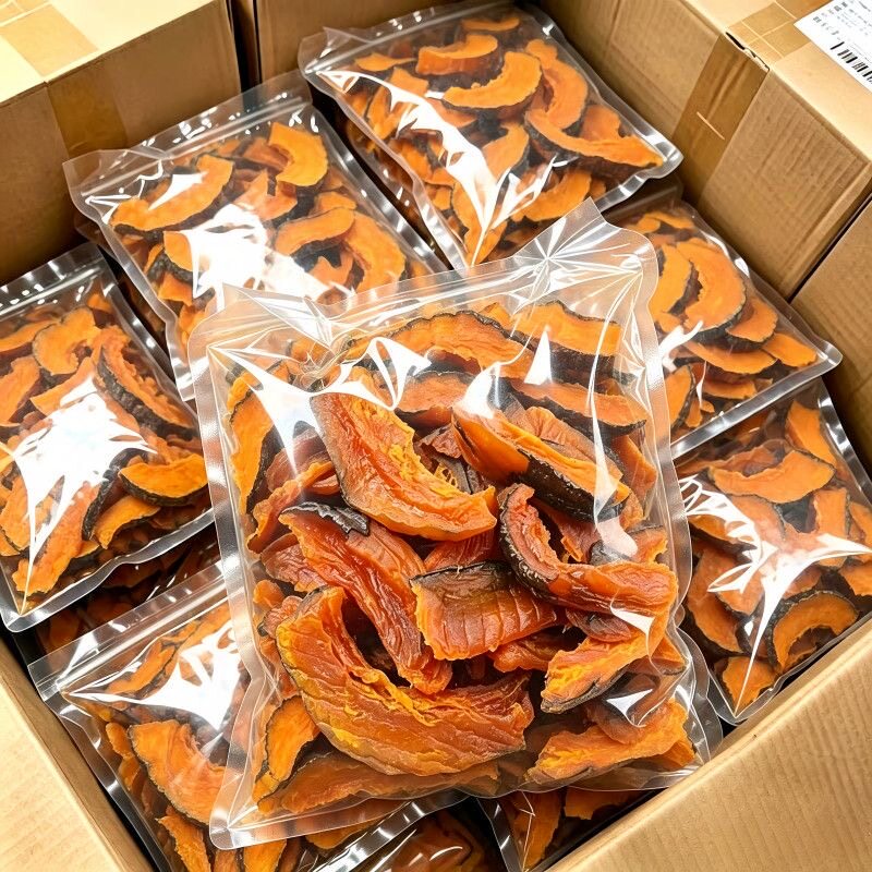 批发价2袋】农家自制贝贝南瓜干软糯好吃0脂肪代餐粗粮即食零食