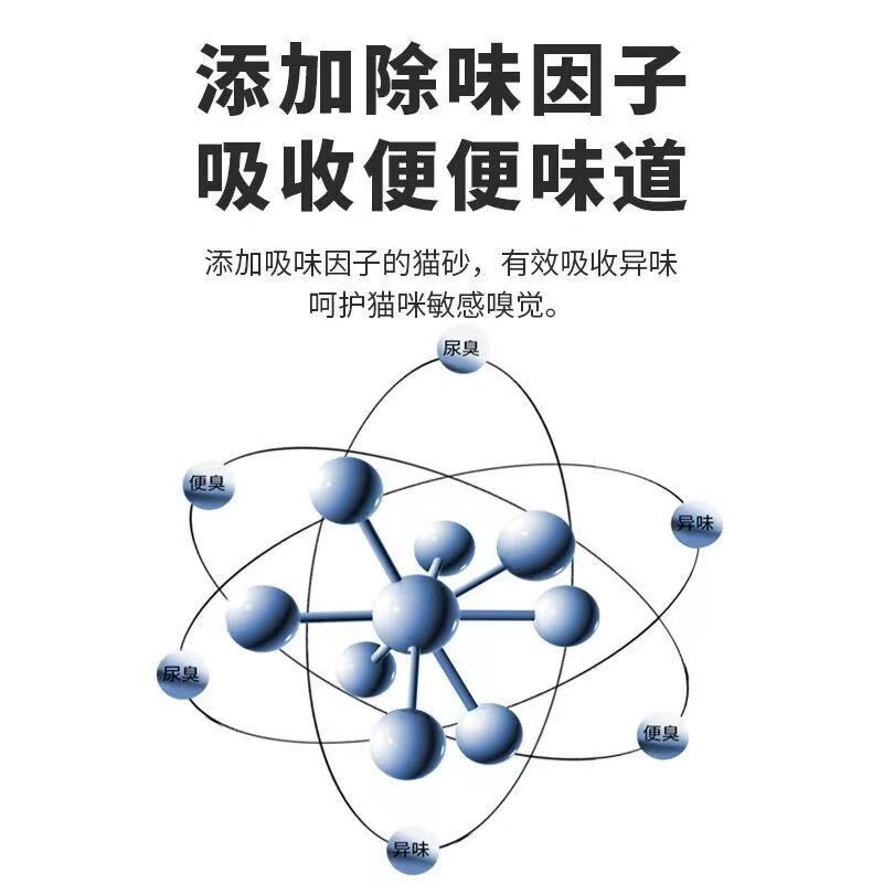 海洋魔力台派膨润土猫砂柠檬除味结团低尘猫砂猫咪用品除臭清洁