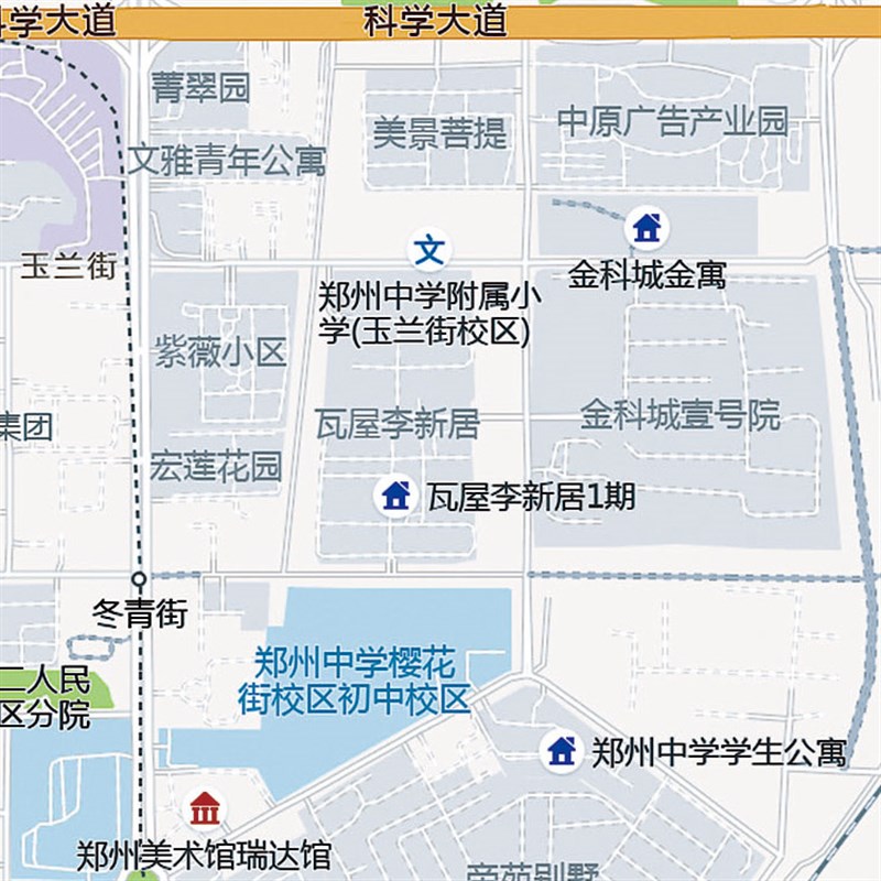2026新款郑州市中原区地图贴图办公室挂图高清壁贴超大装饰画定制