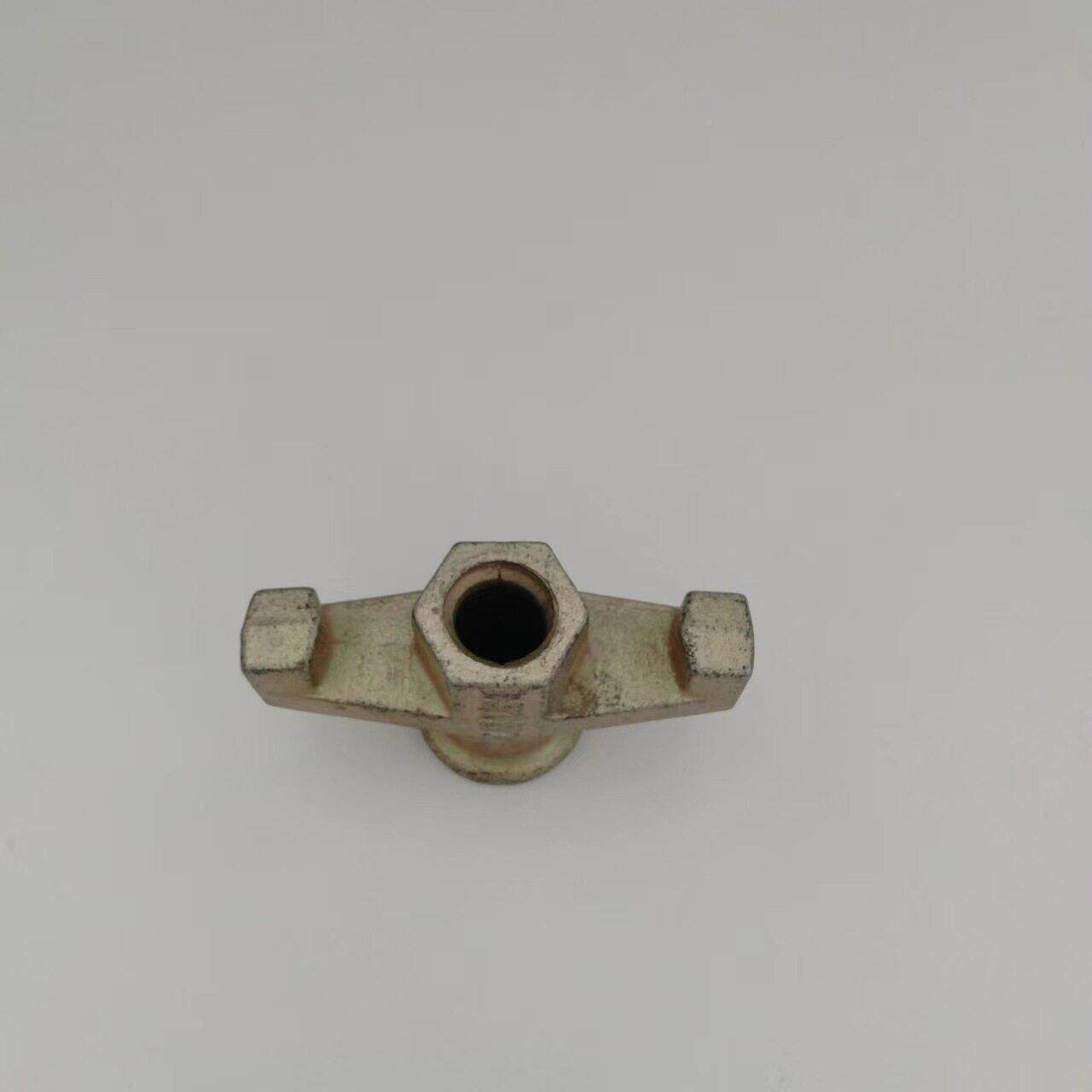 国标山蝶型母 417非标墙梯形母扣穿螺丝螺 止水螺杆螺帽 铸铁形螺