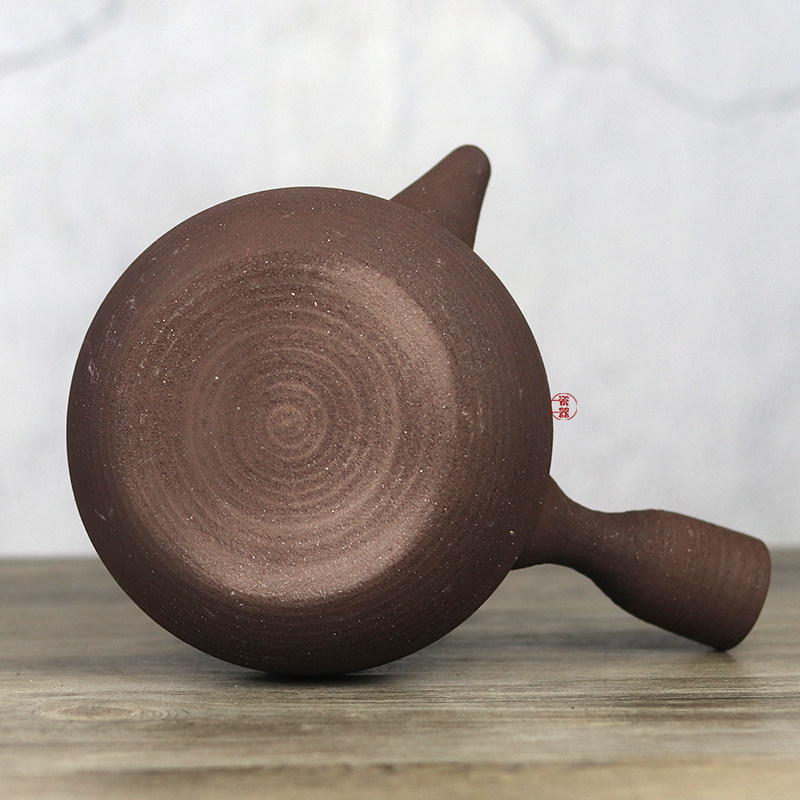 侧把煮茶壶陶瓷壶大容量陶壶日式干烧办公室烧水壶可明火加热炭炉