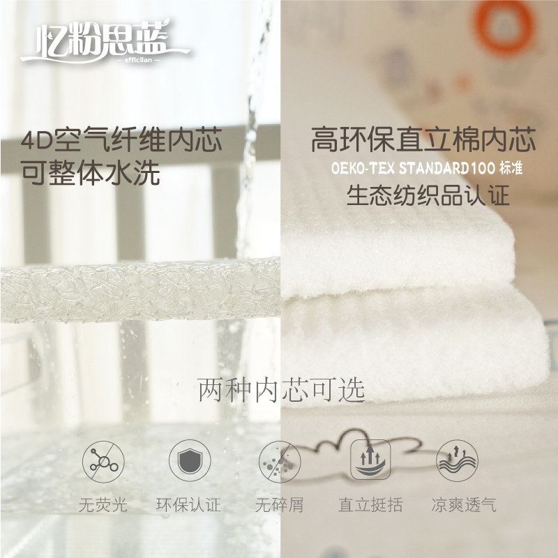 婴儿床围栏软包防护栏儿童拼接床宝宝防撞挡布加高防摔拆洗可定制