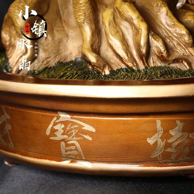 天然橄榄石水晶财宝树家居客厅电视柜办公室店铺开业乔迁礼品