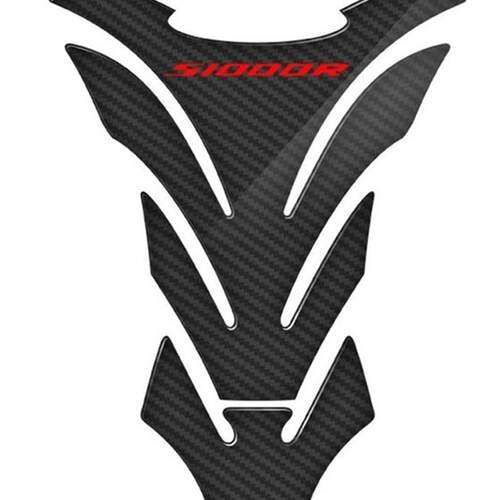 适用于宝马 S1000r 碳纤维油箱贴防刮上联板贴S纸鱼骨贴油箱盖贴