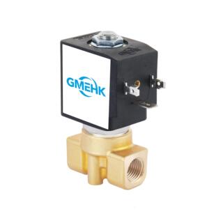 冠淼食品级黄铜两位两通咖啡机饮品机电磁阀solenoid valve