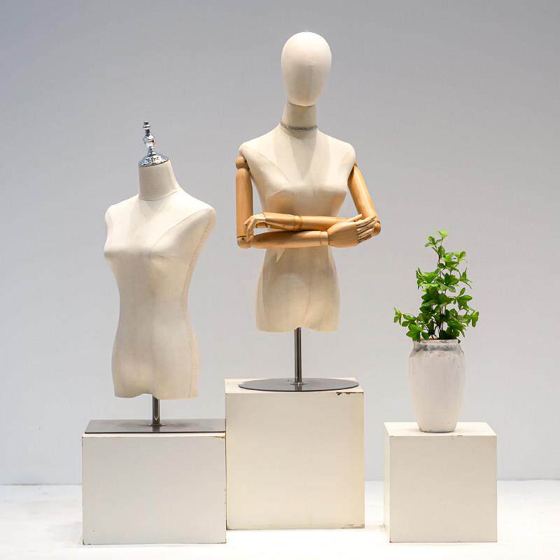 服装店模特道具女女台模版半身特韩人台展架女装橱窗假人体女台示