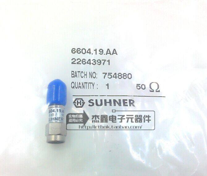 HUBER+SUHNER射频RF微波同轴固定衰减器4dB 10dB 18GHZ 先询再拍