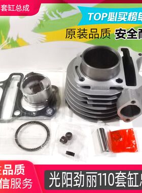 适用光阳劲丽踏板车110 GP110 CK110T-D 锋丽VP 套缸活塞环气缸体