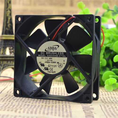 正品ADDA AD0848HB-A71GL 8025 48V 0.11A 8CM/厘米双滚珠 风扇