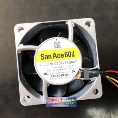 9LG0612P4S007原装山洋SANYODENKI 0.67A 风扇 60X25MM 12VDC PWM