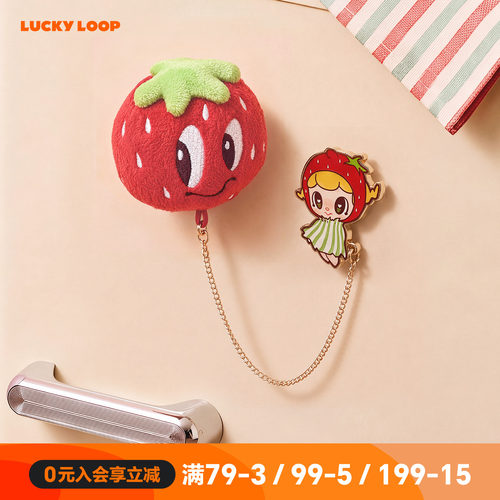 LuckyLoop好运连得PENNY的PEN友圈毛绒冰箱贴盲盒周边磁力贴勋章