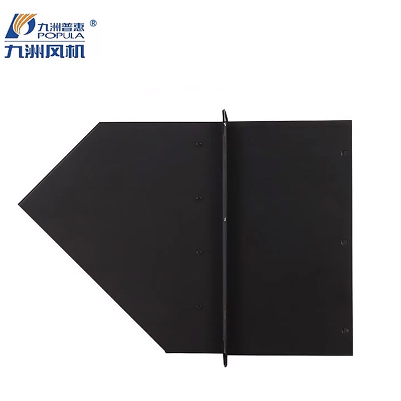 九州洲普惠WF边墙轴流风机挂壁式带防雨百叶弯头强力厂房换气排风