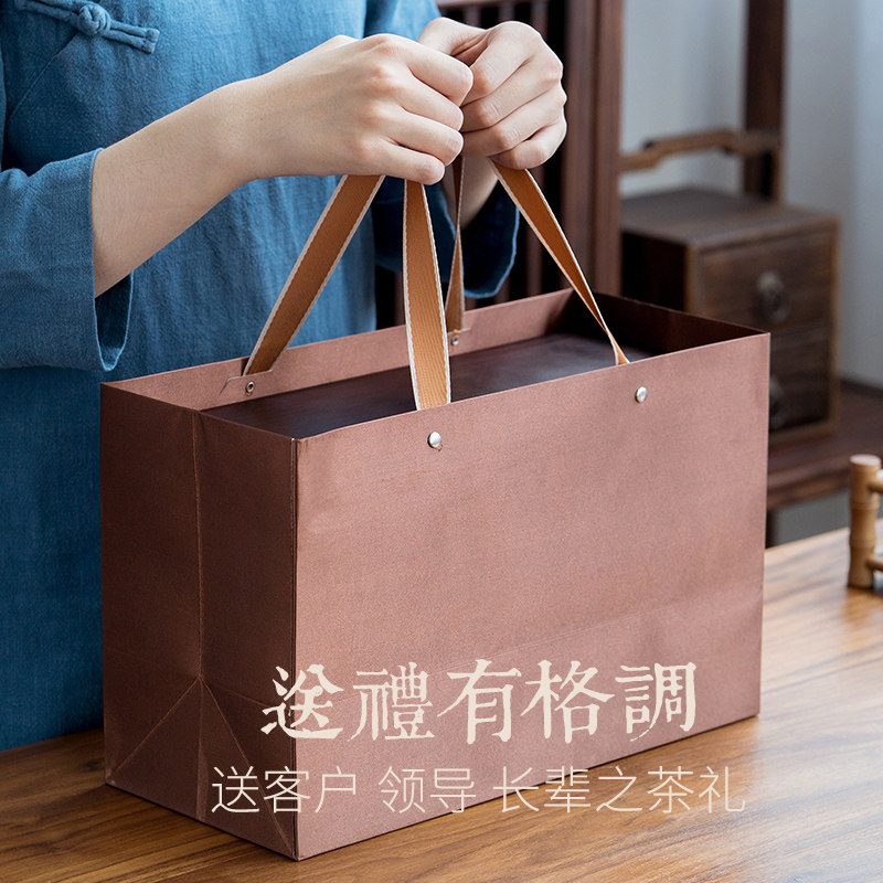 茶叶罐包装盒空礼盒装空盒子礼品盒高档订制龙井绿红白茶通用木盒