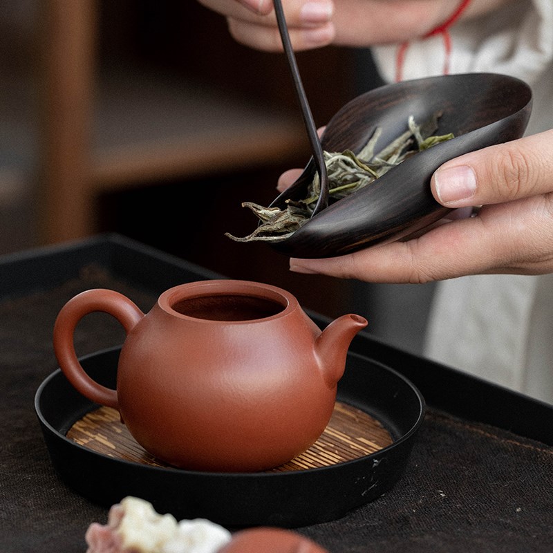 器想茶谈实木茶则茶勺日式茶荷高档木质茶匙非洲酸枝功夫茶具配件
