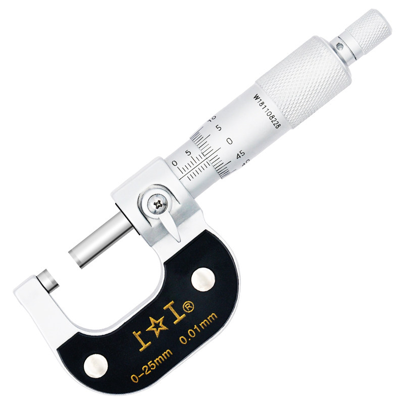 上工外径千分尺0-25-50mm微米测厚仪外经高精度螺旋测微器0.001mm