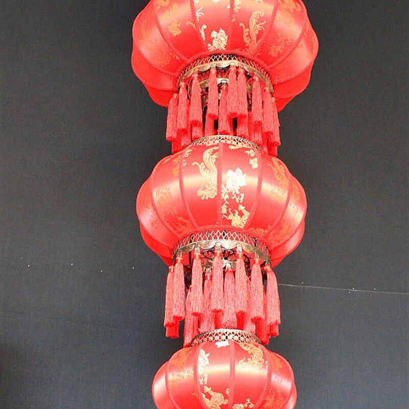 大红灯笼挂饰乔迁户外春节阳台灯笼灯防水中式宫灯喜庆新年装饰品