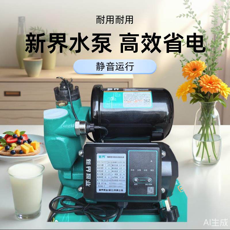 新界自吸泵包邮电动家用全自动泵冷热水增压泵加压静音抽水泵压力
