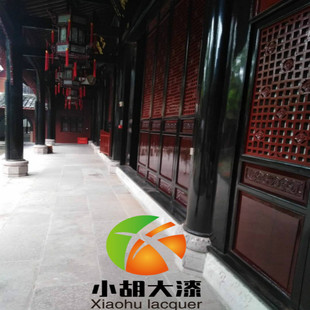 古建筑寺庙凉亭专用天然生漆大漆土漆国漆黑推光红推光包邮