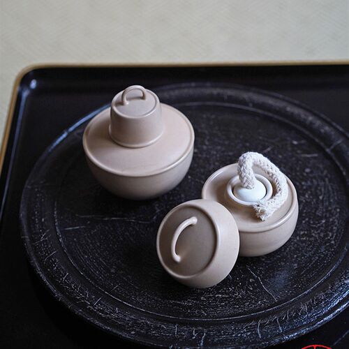 更好用的陶瓷酒精灯 让煮茶更简单 哑光全釉三件式安全便捷可户外